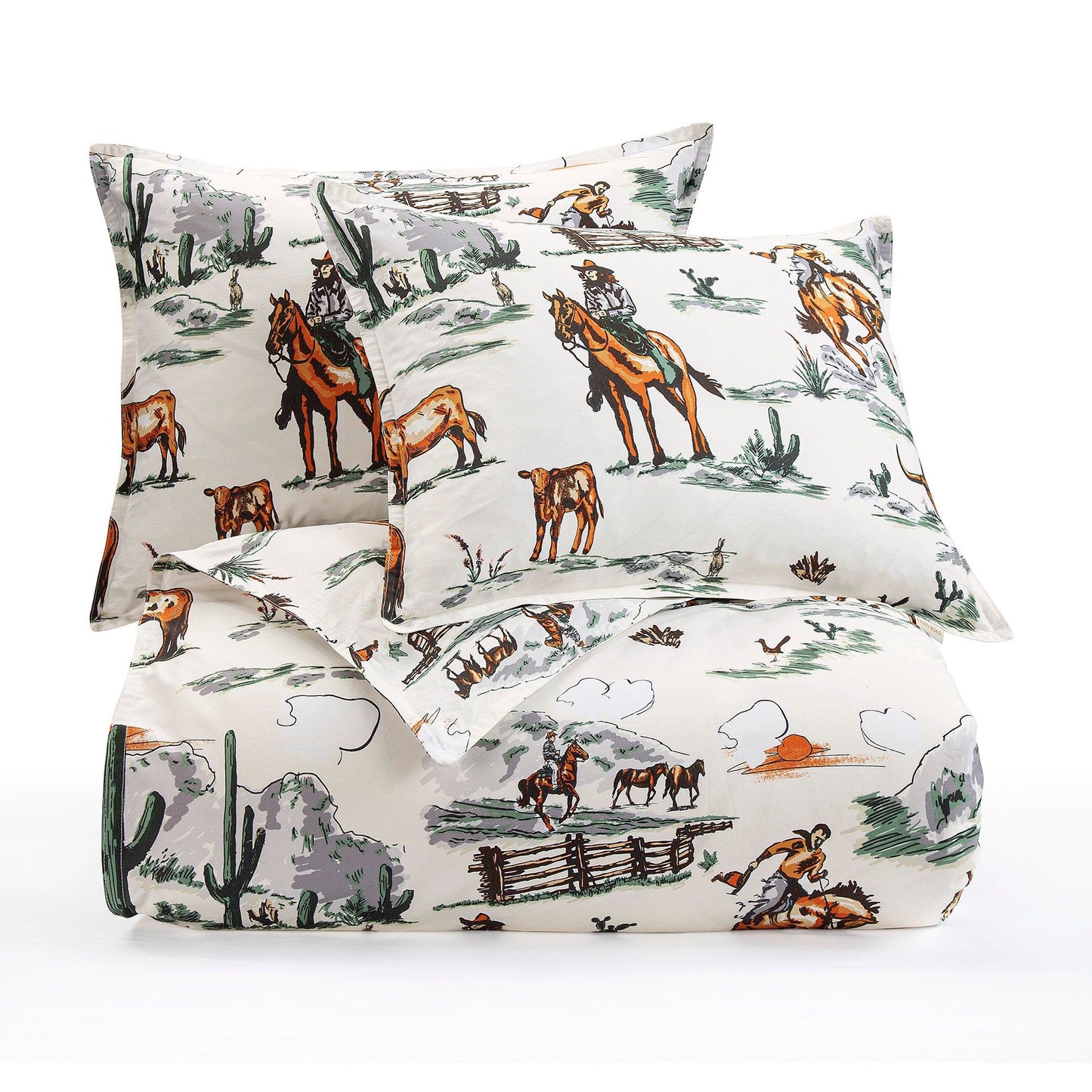 Ranch Life - King Reversible Comforter Set (Set of 3) - Duffle Bag