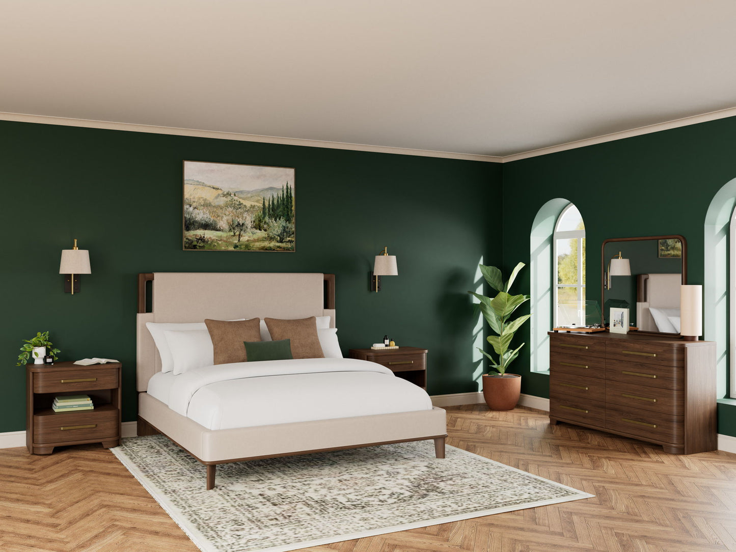 Delia - Upholstered Bed