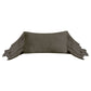 Luna - Washed Linen Long Ruffled Pillow - Slate