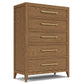 Halbrooke - 5 Drawer Chest - Light Brown