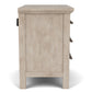 Bennett - Three Drawer Nightstand - Frosted Gray