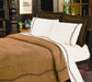 Rustic Barbwire - Full Barbwire Comforter Set (Set of 7) - Tan