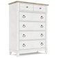 Maddox - 5 Drawer Chest - White