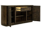 Mezquite - 1 Drawer & 2 Door TV Stand For Fire Place