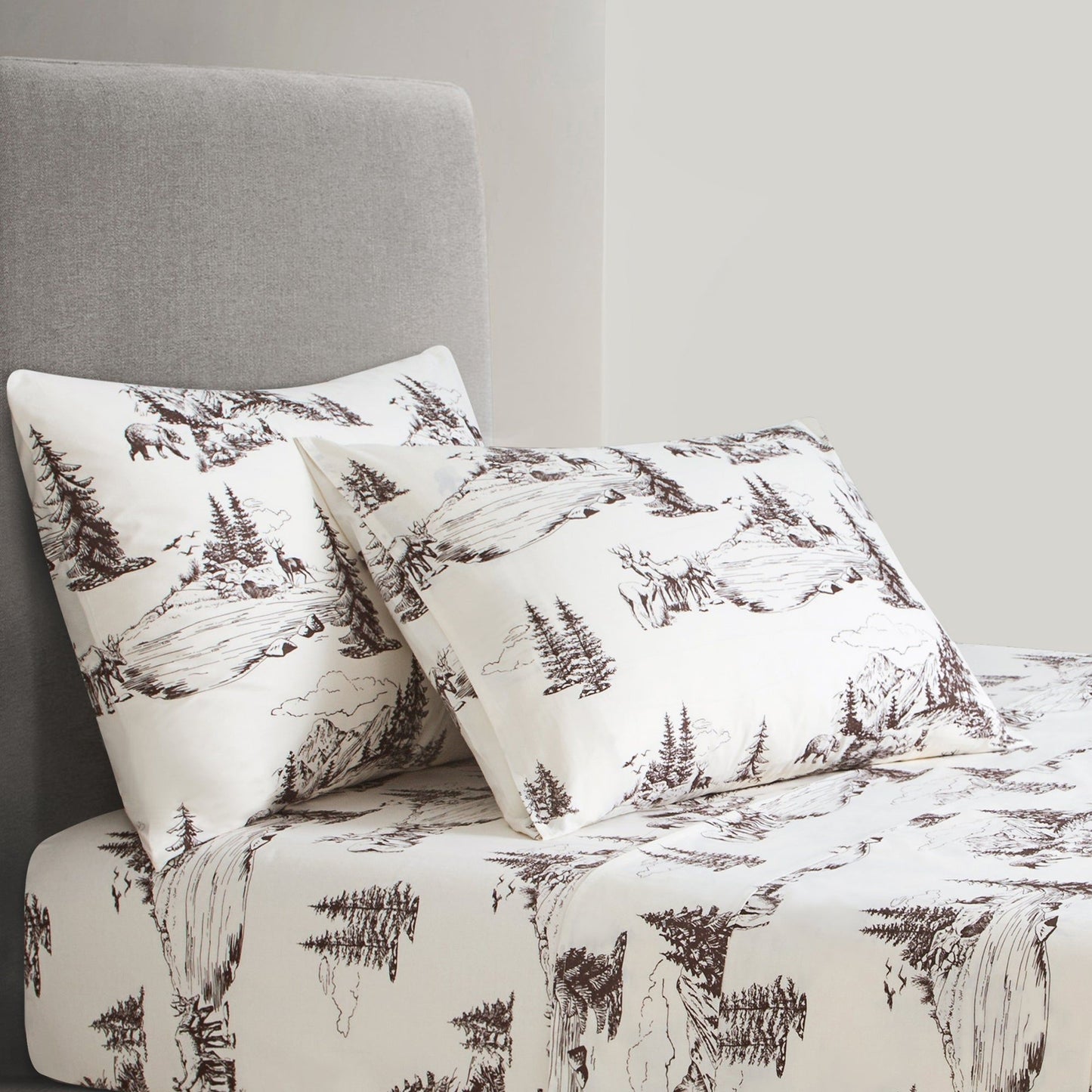 White Pine - Full 200TC Cotton Sheet Set (Set of 4) - White
