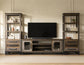 Loft - TV Stand / Wall Unit - Two Tone Gray / Brown