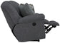 Trifecta - Sofa With 3 Recliners and Drop Down Table