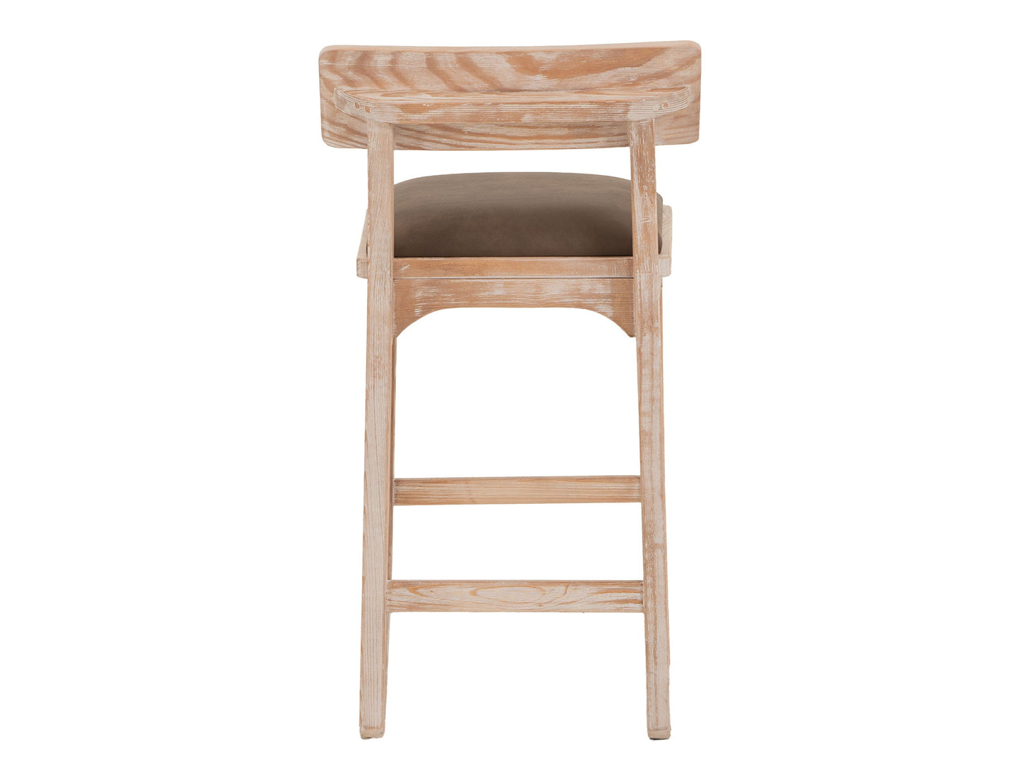 Balam - 24" Barstool (Set of 2) - Light Brown / Dark Brown