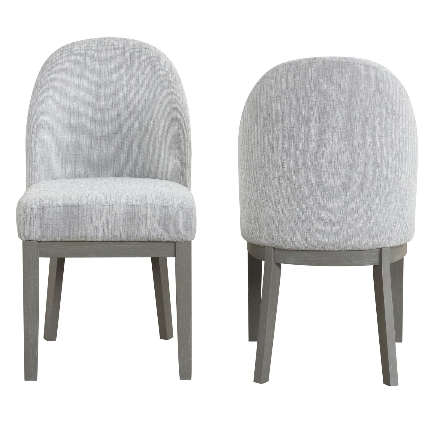 Essence - Upholstered Curved Back Chair (Set of 2)