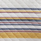 Mystic Stripe - Full/Queen Cotton Gauze Quilt Set (Set of 3) - Merlot