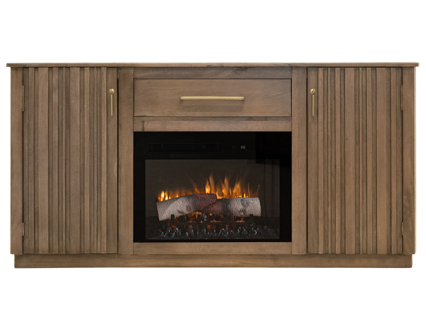 Mezquite - 1 Drawer & 2 Door TV Stand For Fire Place