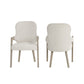Gwendolyn - Upholstered Arm Chair (Set of 2) - Cerused Taupe