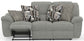 Trifecta - Sofa With 3 Recliners and Drop Down Table