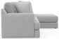 Logan - Upholstered Sectional With Comfort Coil Seating And Accent Pillows Included
