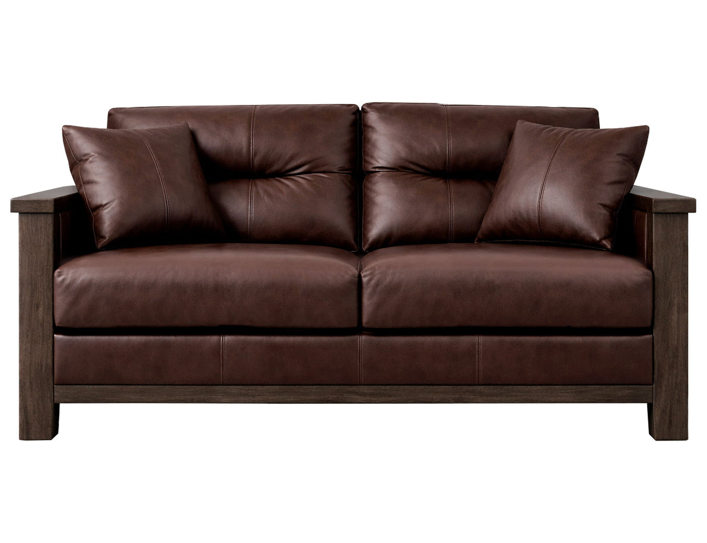 Walnut - Loveseat