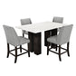 Faust - Counter Chair (Set of 2) - Gray
