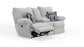 Lenny - Power Lay Flat Reclining Console Loveseat