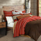Carter - Queen Comforter Set (Set of 3) - Rustic Orange / Brown