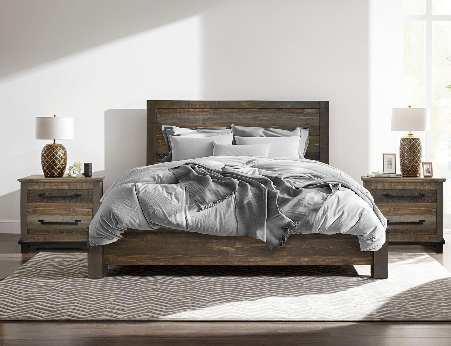 Loft - 2 Drawer Nightstand