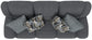 Trifecta - Sofa With 3 Recliners and Drop Down Table