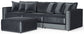 Remington - Modular Sofa And Cocktail Ottoman - Slate