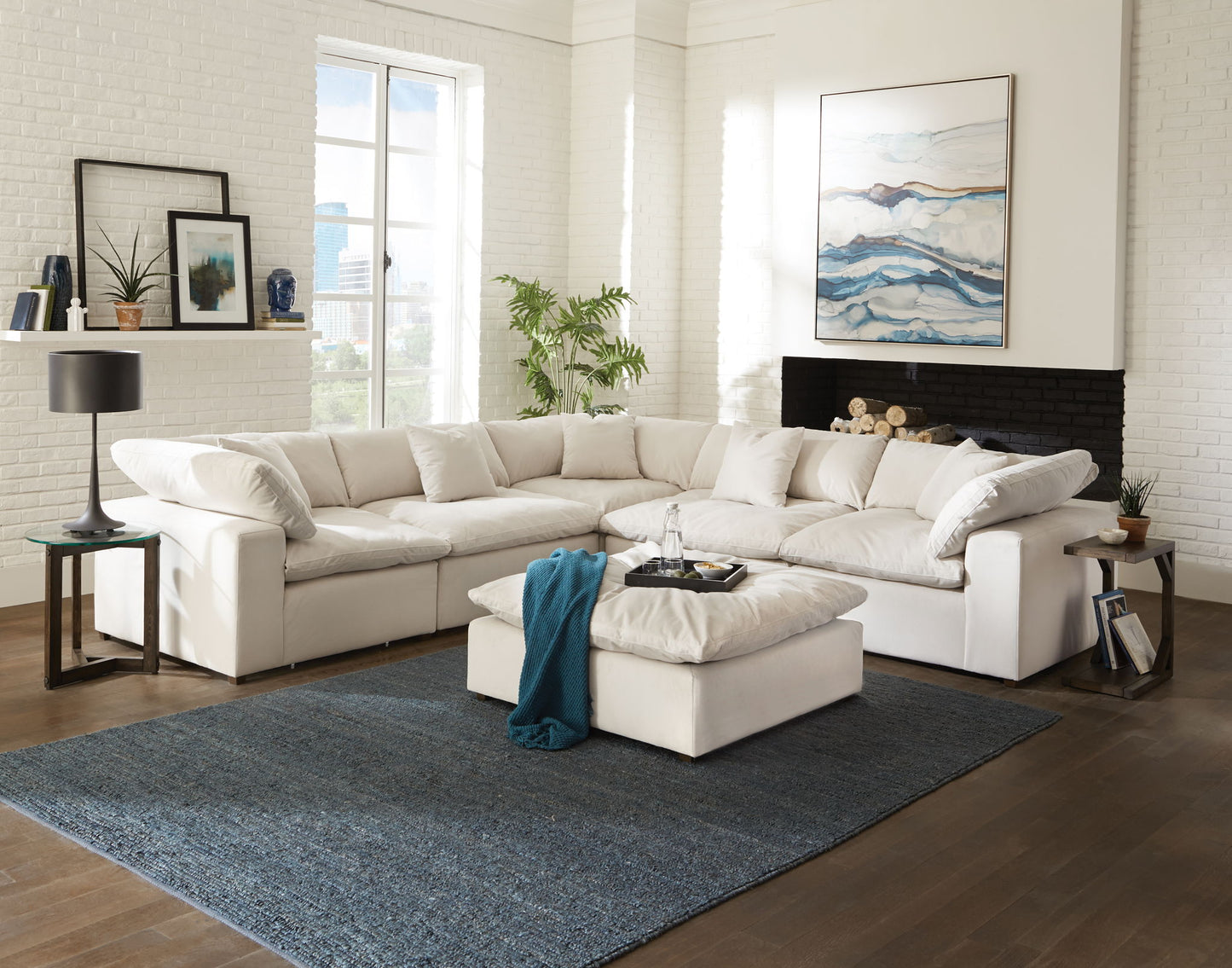 Posh - Modular Sectional And Ottoman