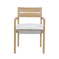 Arden - Wood And Wicker Patio Dining Chair (Set of 2) - Natural / Brown