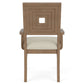 Cascade - Upholstered Wood Back Arm Chair (Set of 2)