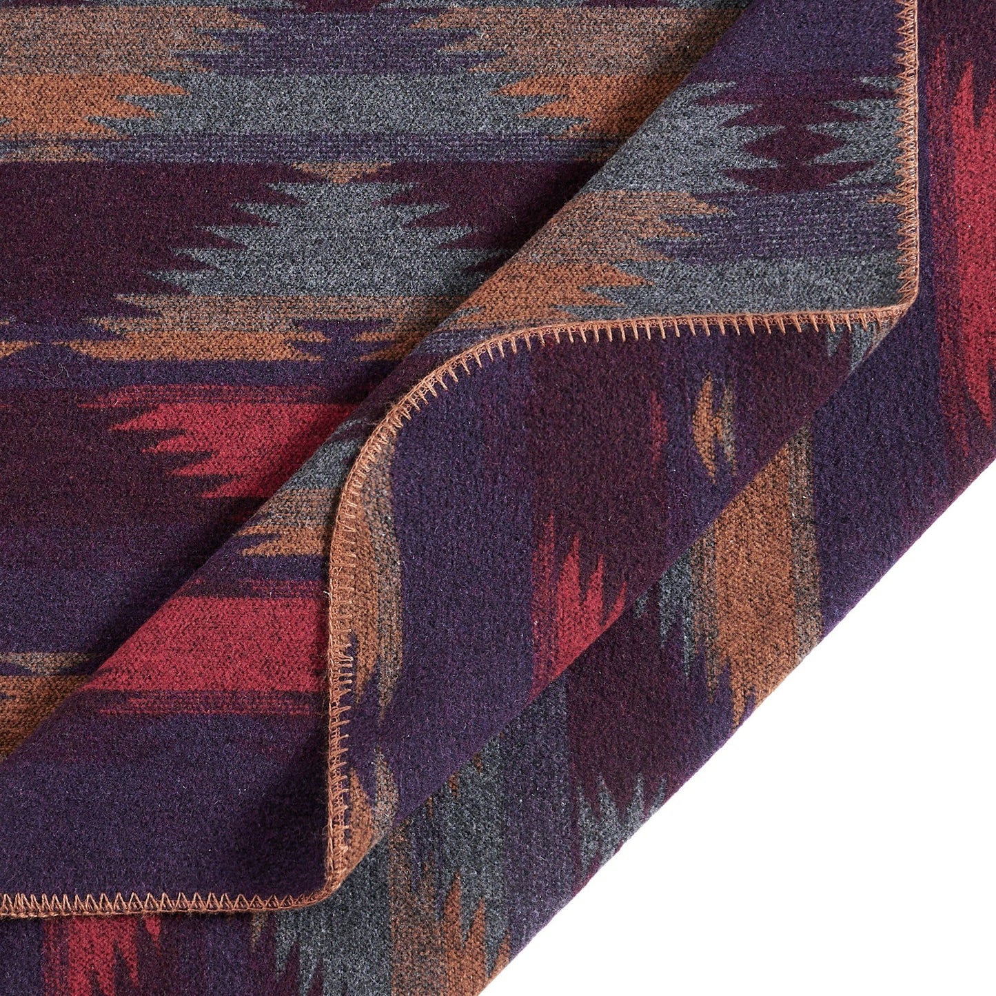 Gila - Twin Wool Blend Blanket - Multi Color