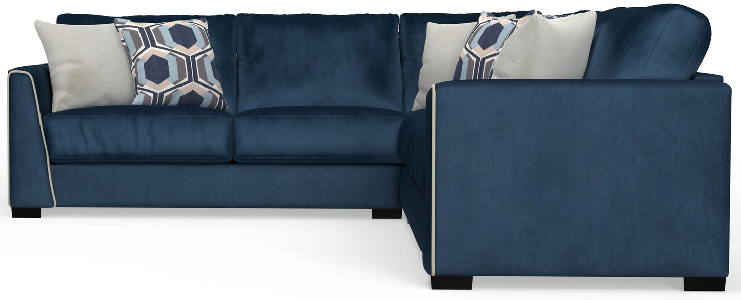 Jetson - Sectional With Comfort Coil Seat Cushions And Included Accent Pillows