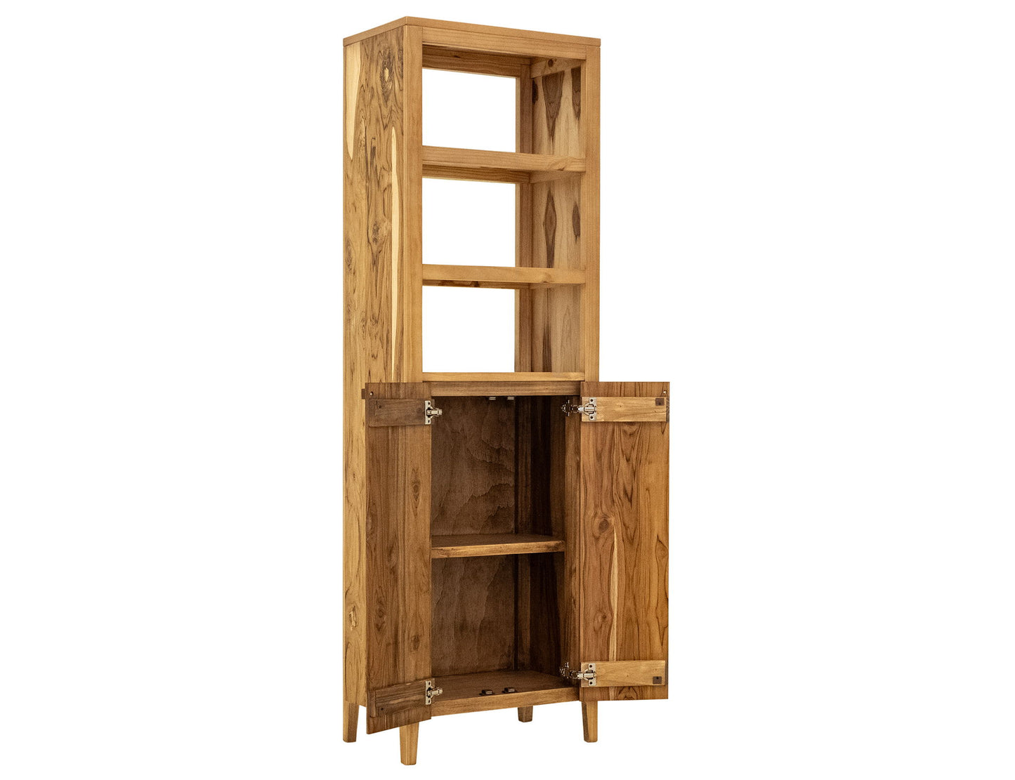 Porter - 2 Door Bookcase - Brown