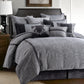Hamilton - Twin Tweed Comforter Set (Set of 3) - Gray