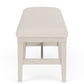 Glenndale - Upholstered Dining Bench - Aged White / Wheat