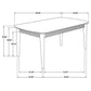 Partridge Wooden Dining Table Natural Sheesham