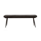 Partridge Cushion Bench Espresso and Black