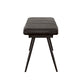 Partridge Cushion Bench Espresso and Black