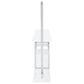 Risley 2-door Circular LED Wine Cabinet White High Gloss
