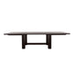Calandra Rectangle Dining Table with Extension Leaf Vintage Java