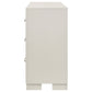 Jessica 6-drawer Dresser Snow White