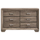 Kauffman 4-piece California King Bedroom Set Washed Taupe