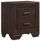 Kauffman 5-piece Eastern King Bedroom Set Dark Cocoa