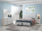 Brantford Wood Eastern King Storage Panel Bed Coastal White