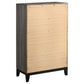 Watson Five-piece Twin Bedroom Set Grey Oak