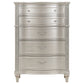 Evangeline 6-drawer Chest Silver Oak