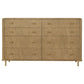 Arini 4-piece Queen Bedroom Set Sand Wash and Natural Cane