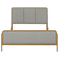 Arini Upholstered Queen Panel Bed Sand Wash and Grey