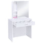 Harvey Vanity Set with Lift-Top Stool White