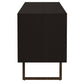 Marsden 2-door Mango Wood 70-inch TV Stand Charcoal Black