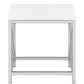 Eliza Vanity Set with Lighting & Stool White and Chrome