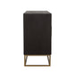 Zara 2-door 57-inch Wood Accent Storage Cabinet Black Walnut